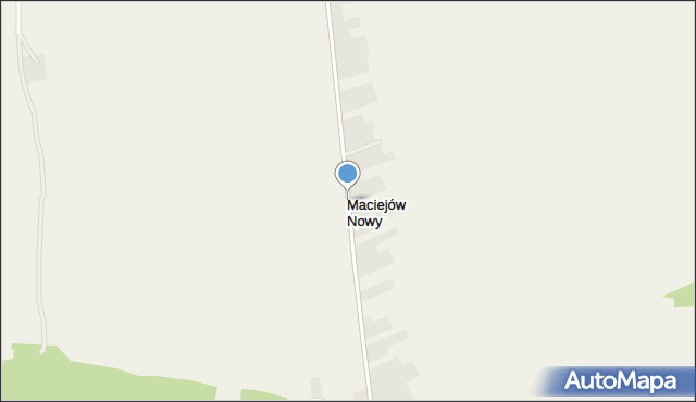 Maciejów Nowy, Maciejów Nowy, mapa Maciejów Nowy