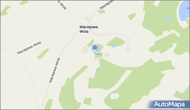 Maciejowa Wola, Maciejowa Wola, mapa Maciejowa Wola