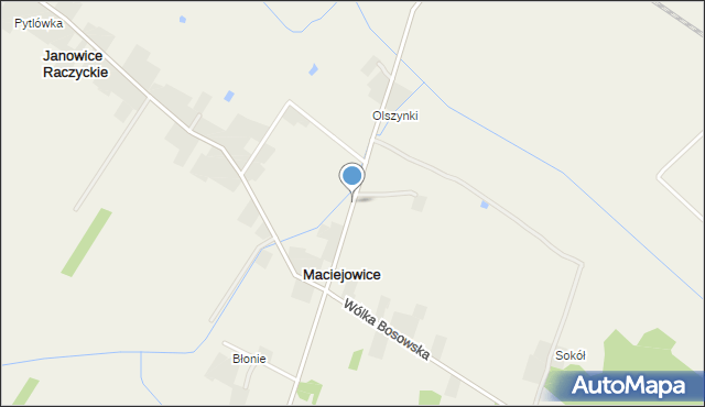 Maciejowice gmina Gnojno, Maciejowice, mapa Maciejowice gmina Gnojno