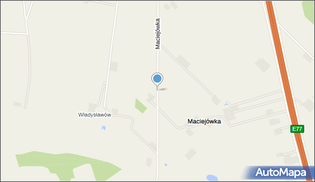 Maciejówka, Maciejówka, mapa Maciejówka