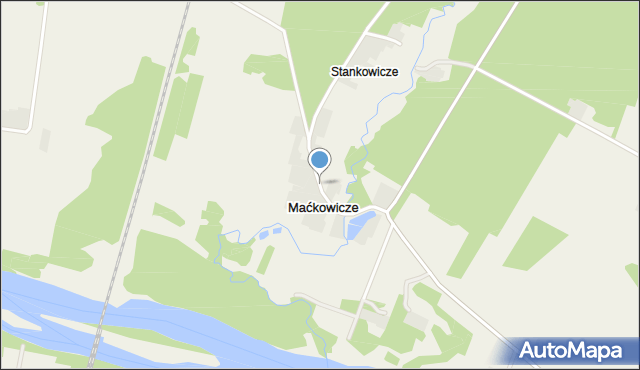 Maćkowicze, Maćkowicze, mapa Maćkowicze