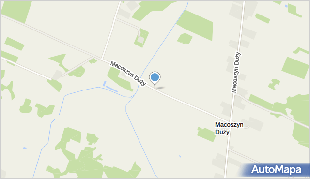 Macoszyn Duży, Macoszyn Duży, mapa Macoszyn Duży