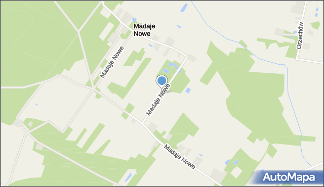 Madaje Nowe, Madaje Nowe, mapa Madaje Nowe