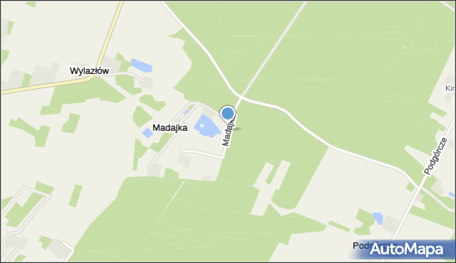 Madajka, Madajka, mapa Madajka