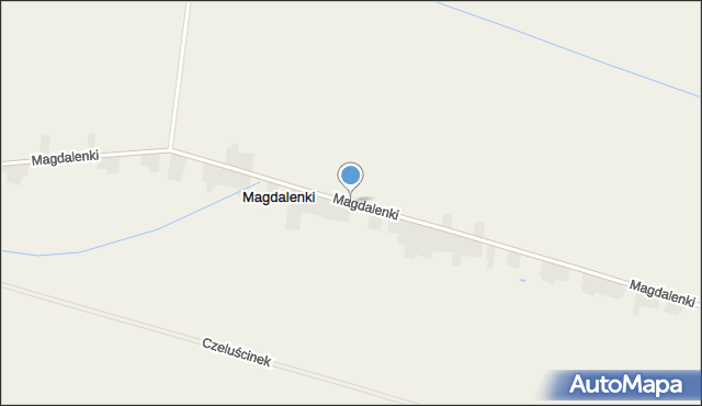 Magdalenki gmina Pępowo, Magdalenki, mapa Magdalenki gmina Pępowo
