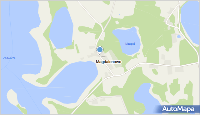 Magdalenowo, Magdalenowo, mapa Magdalenowo