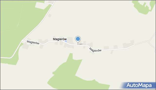 Magierów gmina Solec-Zdrój, Magierów, mapa Magierów gmina Solec-Zdrój