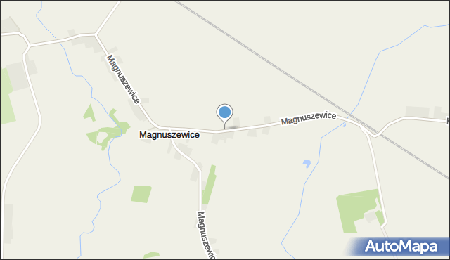 Magnuszewice, Magnuszewice, mapa Magnuszewice