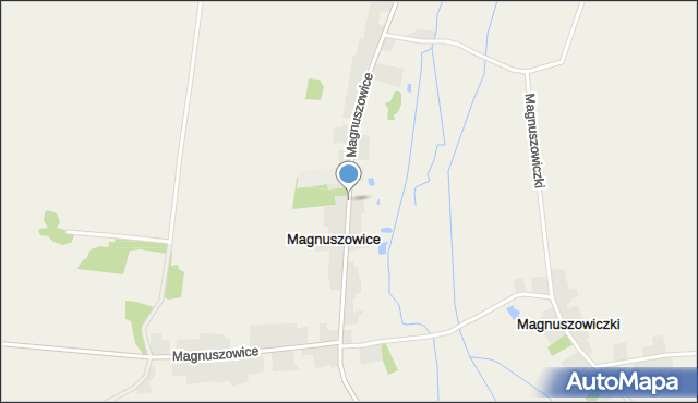 Magnuszowice, Magnuszowice, mapa Magnuszowice