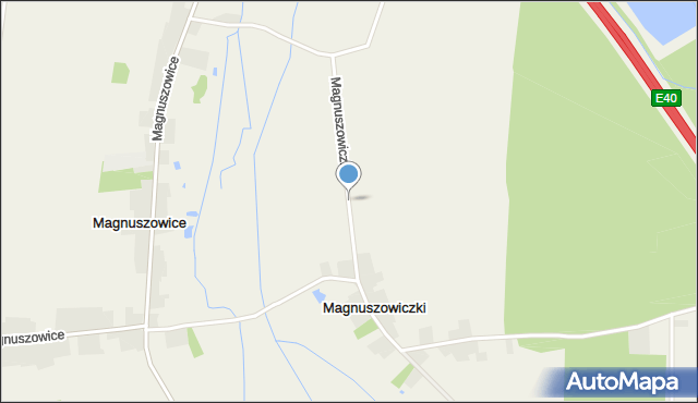 Magnuszowiczki, Magnuszowiczki, mapa Magnuszowiczki