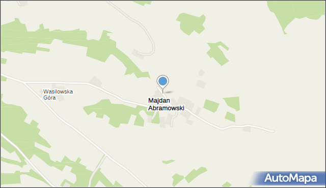 Majdan Abramowski, Majdan Abramowski, mapa Majdan Abramowski