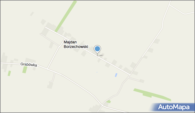 Majdan Borzechowski, Majdan Borzechowski, mapa Majdan Borzechowski