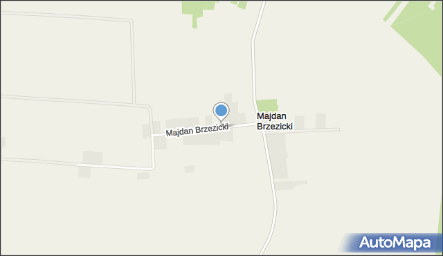 Majdan Brzezicki, Majdan Brzezicki, mapa Majdan Brzezicki