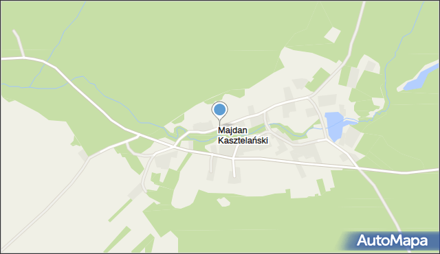 Majdan Kasztelański, Majdan Kasztelański, mapa Majdan Kasztelański