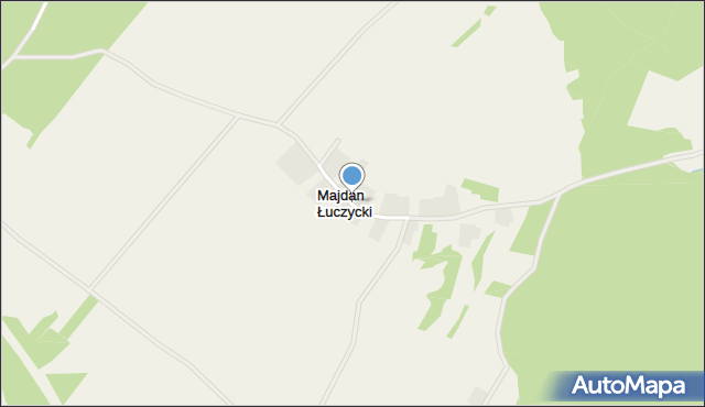 Majdan Łuczycki, Majdan Łuczycki, mapa Majdan Łuczycki