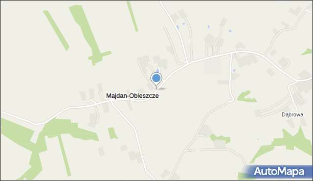 Majdan-Obleszcze, Majdan-Obleszcze, mapa Majdan-Obleszcze