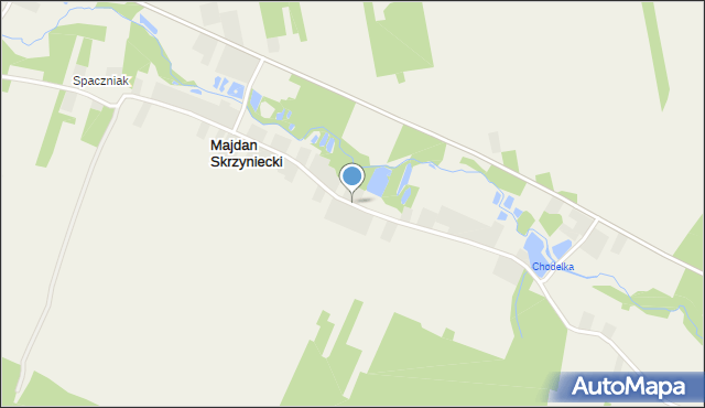 Majdan Skrzyniecki, Majdan Skrzyniecki, mapa Majdan Skrzyniecki