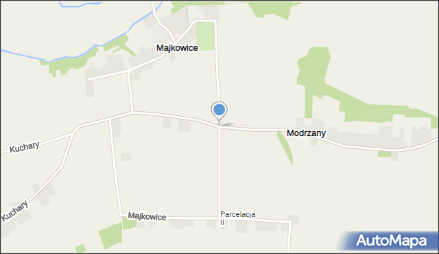 Majkowice gmina Nowe Brzesko, Majkowice, mapa Majkowice gmina Nowe Brzesko