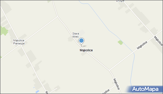 Mąkolice gmina Głowno, Mąkolice, mapa Mąkolice gmina Głowno