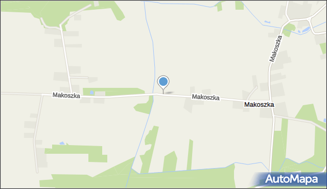 Makoszka, Makoszka, mapa Makoszka