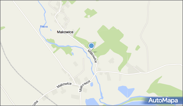 Makowice gmina Świdnica, Makowice, mapa Makowice gmina Świdnica
