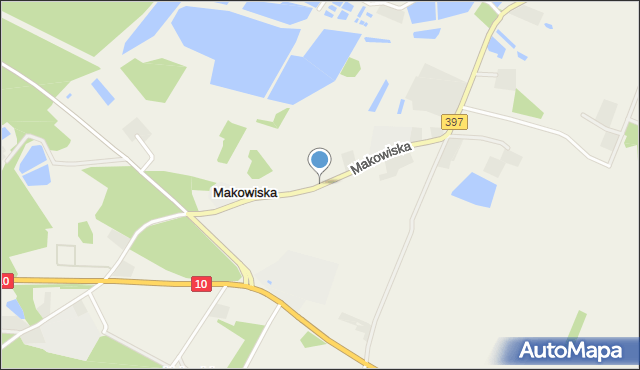 Makowiska gmina Solec Kujawski, Makowiska, mapa Makowiska gmina Solec Kujawski