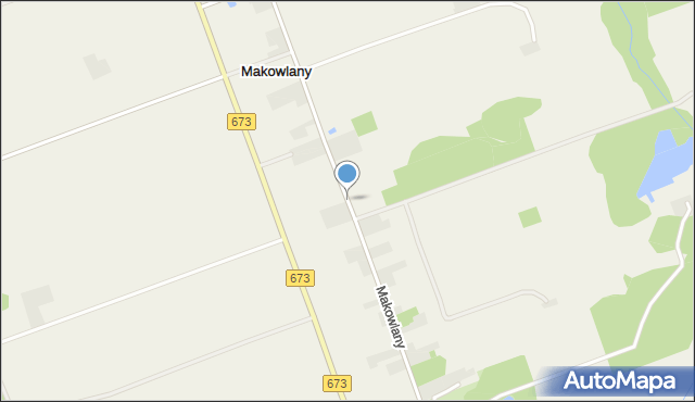 Makowlany, Makowlany, mapa Makowlany