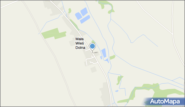 Mała Wieś Dolna, Mała Wieś Dolna, mapa Mała Wieś Dolna