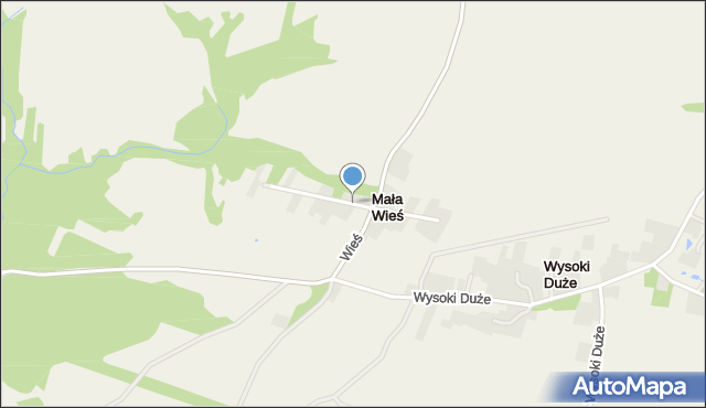 Mała Wieś gmina Bogoria, Mała Wieś, mapa Mała Wieś gmina Bogoria