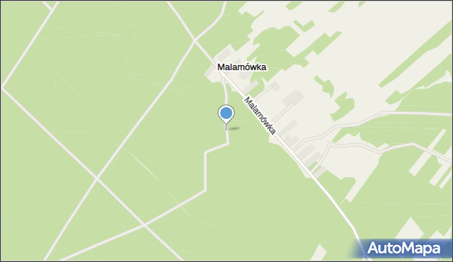 Malamówka, Malamówka, mapa Malamówka