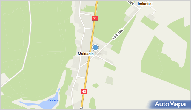 Maldanin, Maldanin, mapa Maldanin