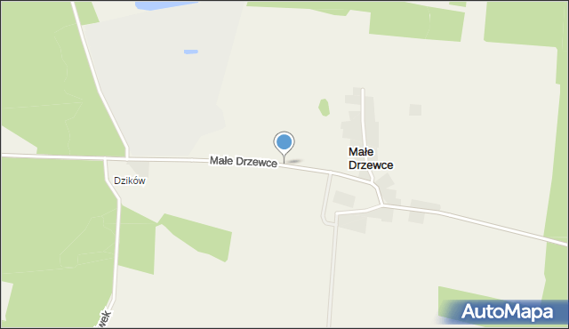 Małe Drzewce, Małe Drzewce, mapa Małe Drzewce