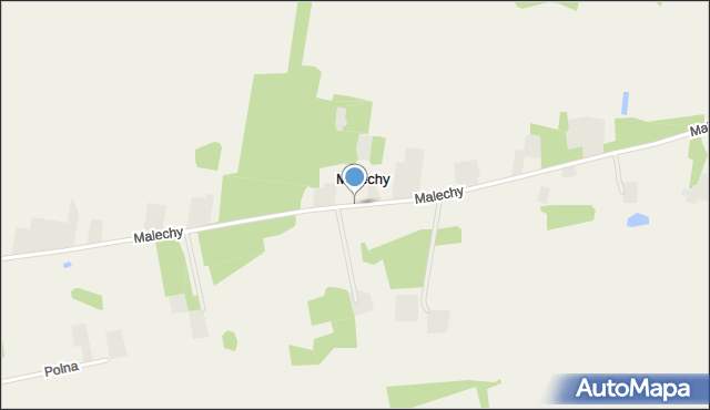 Malechy, Malechy, mapa Malechy