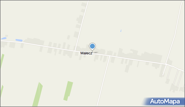 Małecz, Małecz, mapa Małecz