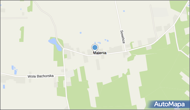 Malenia, Malenia, mapa Malenia