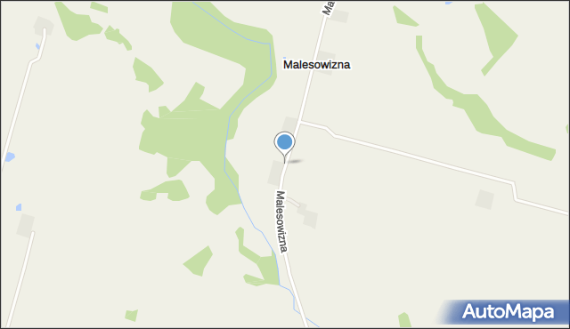 Malesowizna, Malesowizna, mapa Malesowizna