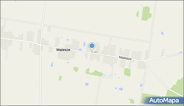 Malesze, Malesze, mapa Malesze