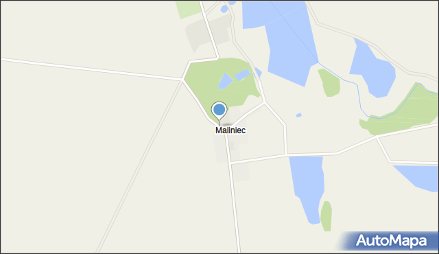 Maliniec gmina Radowo Małe, Maliniec, mapa Maliniec gmina Radowo Małe