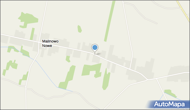 Malinowo Nowe, Malinowo Nowe, mapa Malinowo Nowe