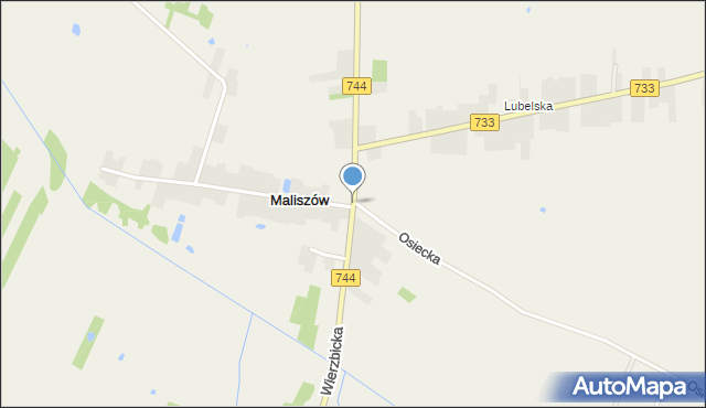 Maliszów, Maliszów, mapa Maliszów