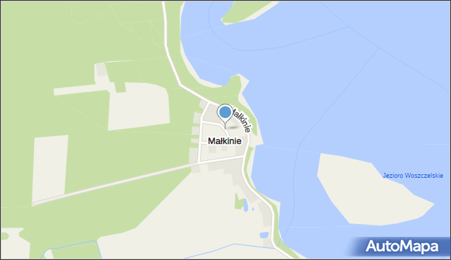 Małkinie, Małkinie, mapa Małkinie