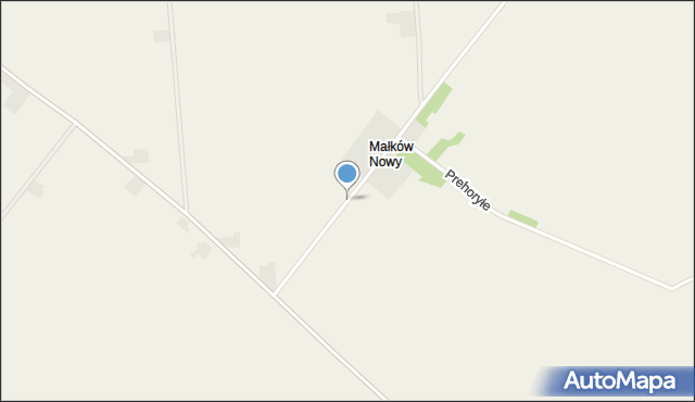 Małków Nowy, Małków Nowy, mapa Małków Nowy