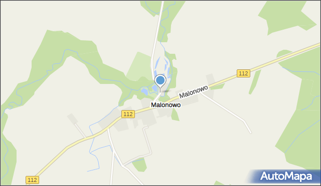 Malonowo, Malonowo, mapa Malonowo