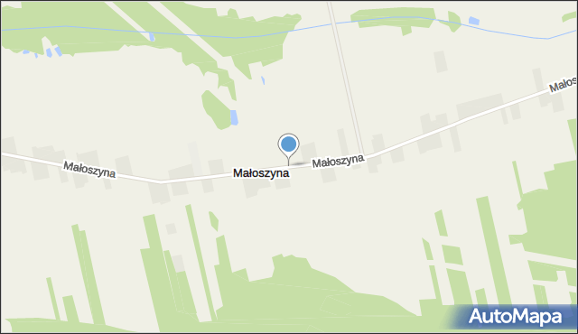 Małoszyna, Małoszyna, mapa Małoszyna
