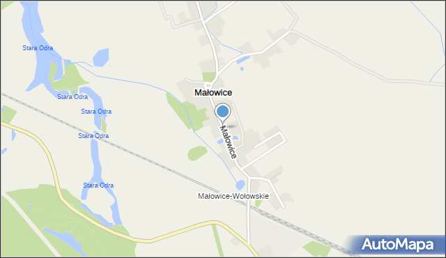 Małowice, Małowice, mapa Małowice
