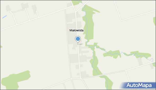 Małowista, Małowista, mapa Małowista