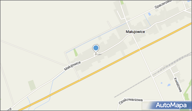 Małujowice, Małujowice, mapa Małujowice