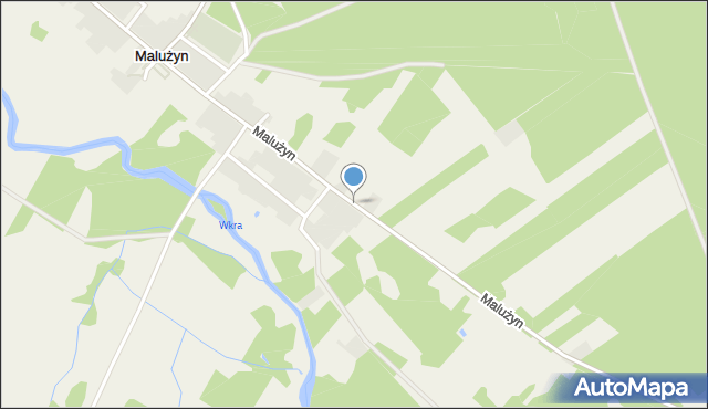 Malużyn, Malużyn, mapa Malużyn