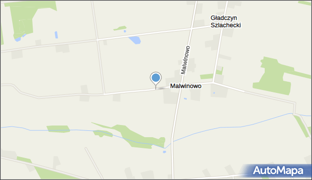 Malwinowo, Malwinowo, mapa Malwinowo