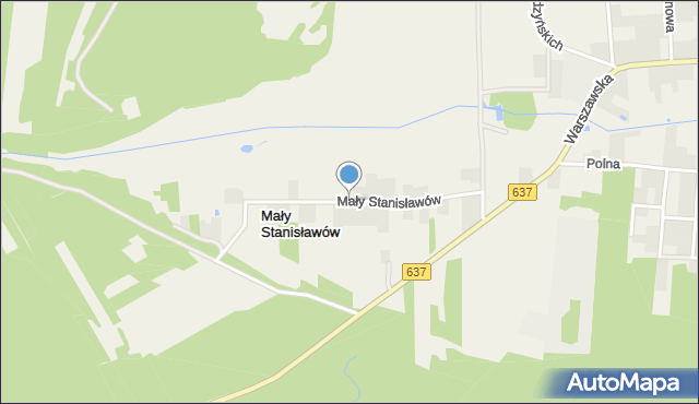 Mały Stanisławów, Mały Stanisławów, mapa Mały Stanisławów